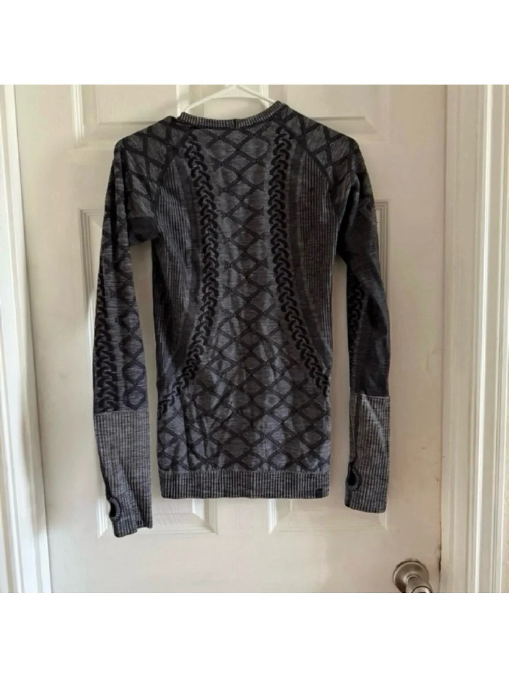 Lululemon Rest Less Pullover (Second Release) Heathered Black Sz 4